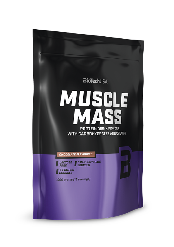 MUSCLE MASS 1000G CHOCOLATE | BIOTECH USA